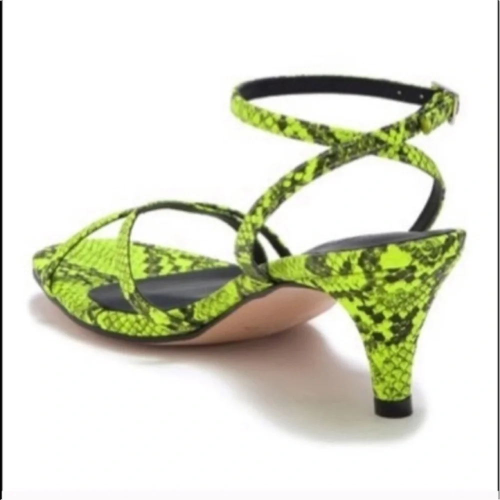 Free People Strappy Kitten Heel Sandals